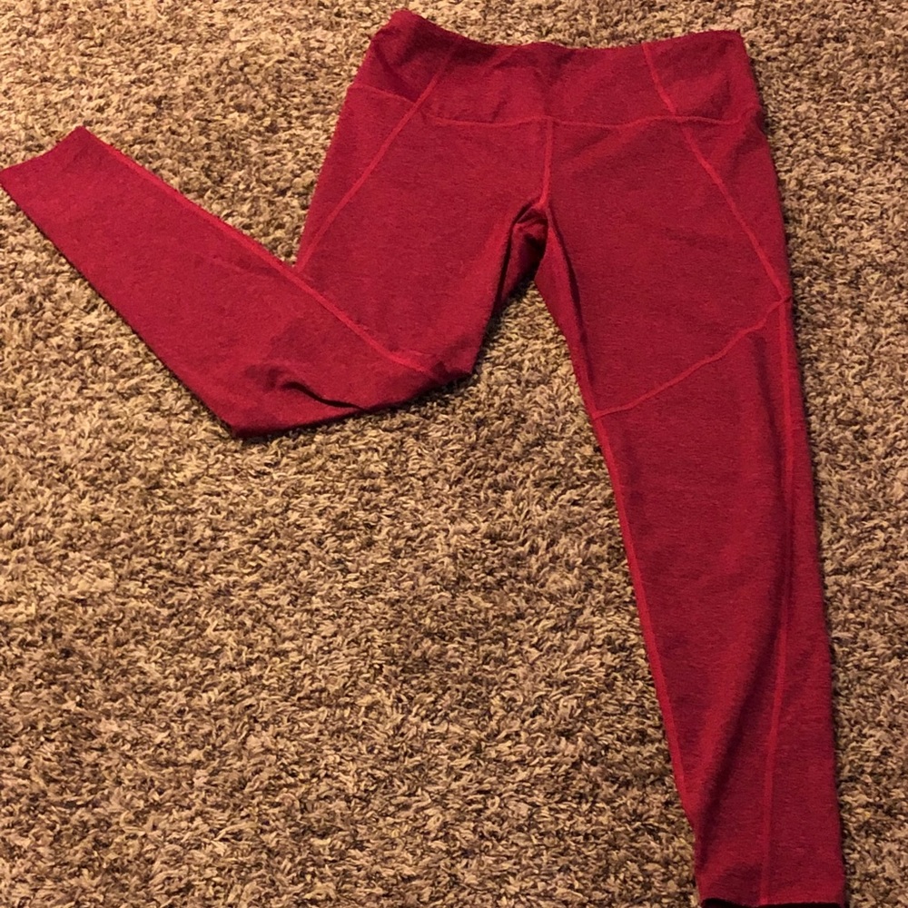 JoyLab Pink Mini Stripe high rise leggings